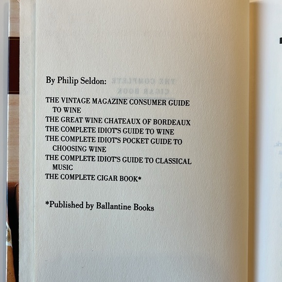 The Complete Cigar Book EUC Cigar History, More than 1,000 Cigar Ratings - Picture 5 of 7